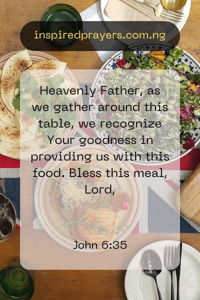 Prayer For Food Blessing