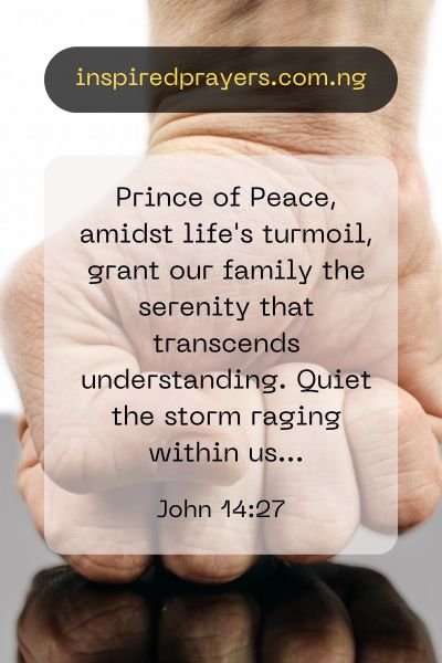 Prayer For Strength During Difficult Times For Family