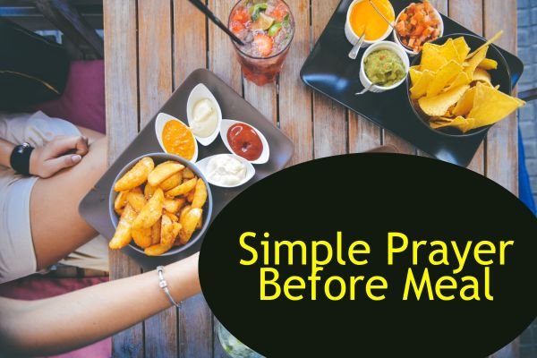 Simple Prayer Before Meal