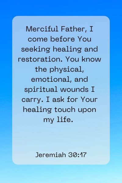 A Prayer for Healing and Restoration