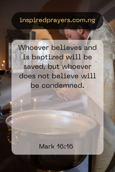 Catholic Baptism Bible Verses