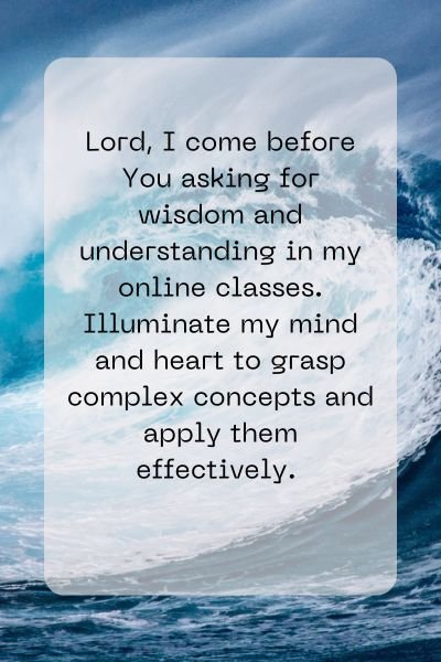 A Prayer for Understanding and Wisdom