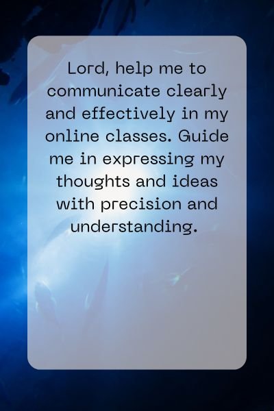 A Prayer for Clarity in Communication