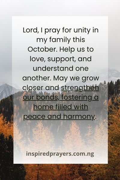 New Month Prayer For October