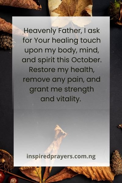 New Month Prayer For October