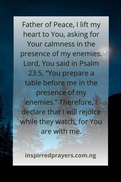 Powerful Prayers for Enemies with Bible Verses for Victory